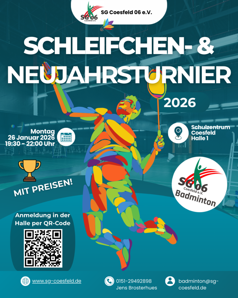 Flyer QR-Code Neujahrsturnier 2026